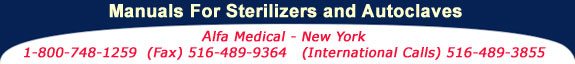 Manual and manuals for every type of autoclave and sterilizer